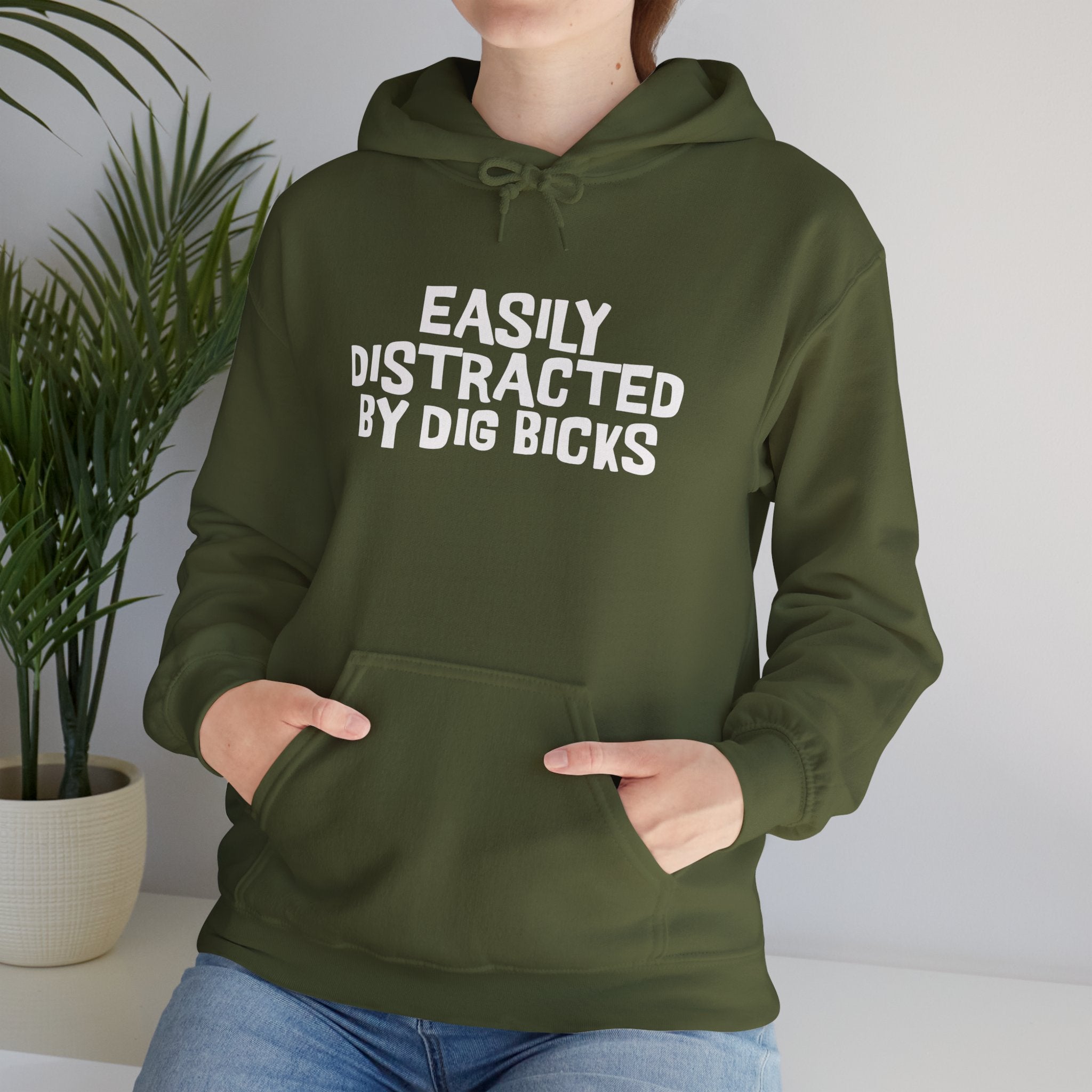 EASILY DISTRACTED BY DIG BICKS Hoodie - Image 7