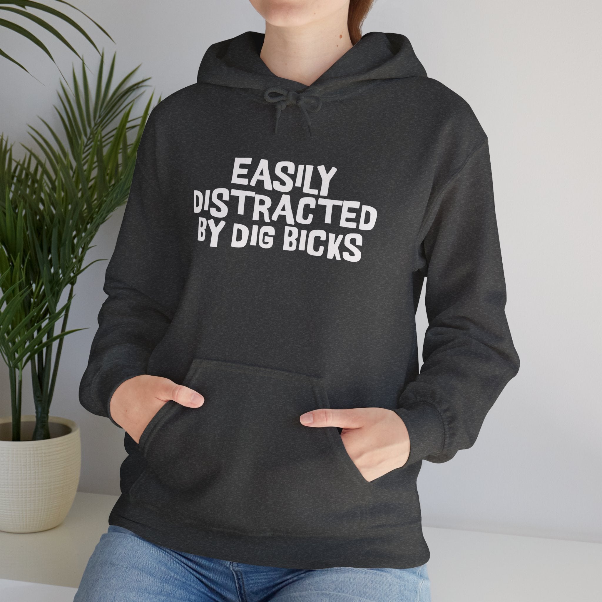 EASILY DISTRACTED BY DIG BICKS Hoodie - Image 2