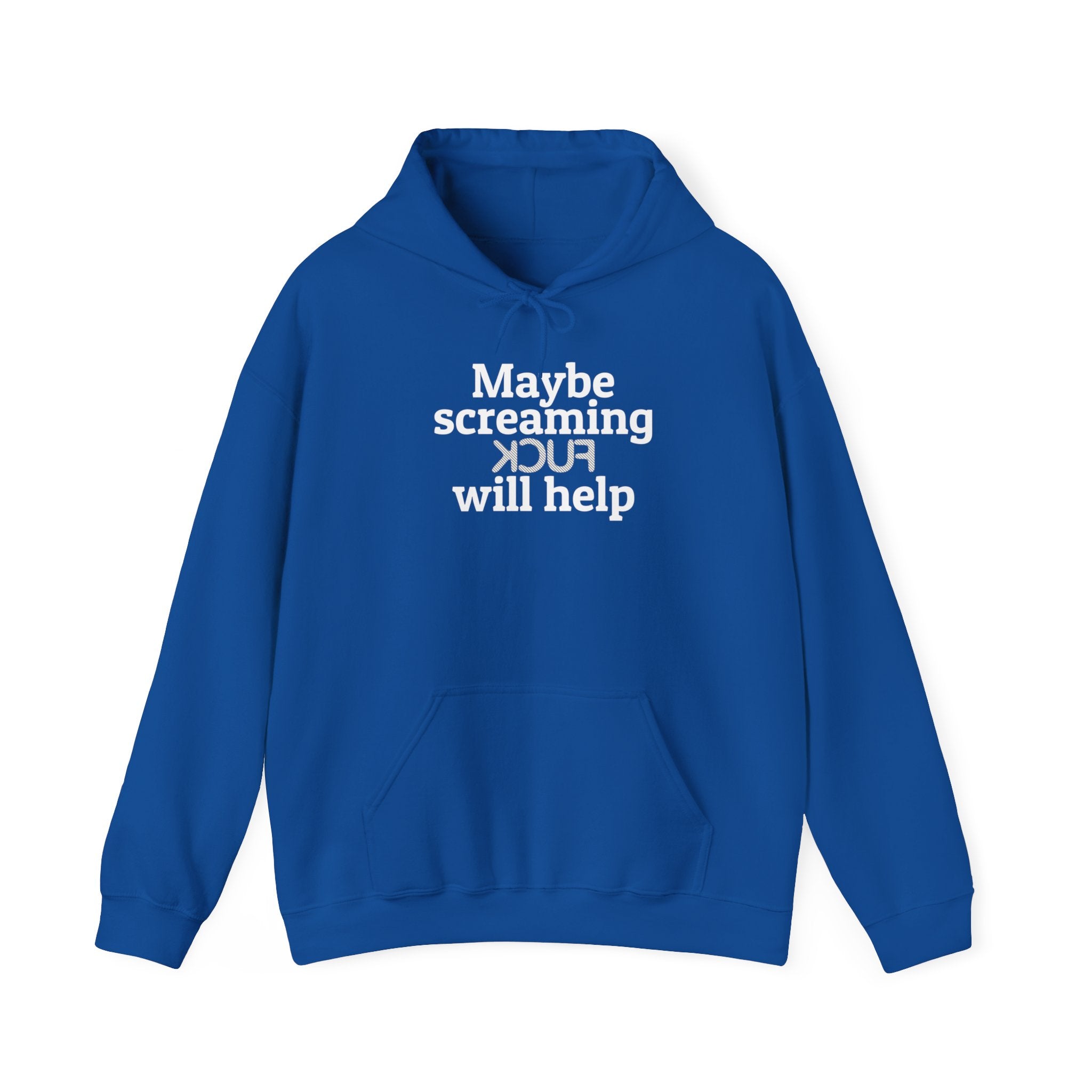 MAYBE SCREAMING KCUF WILL HELP Hoodie - Image 15