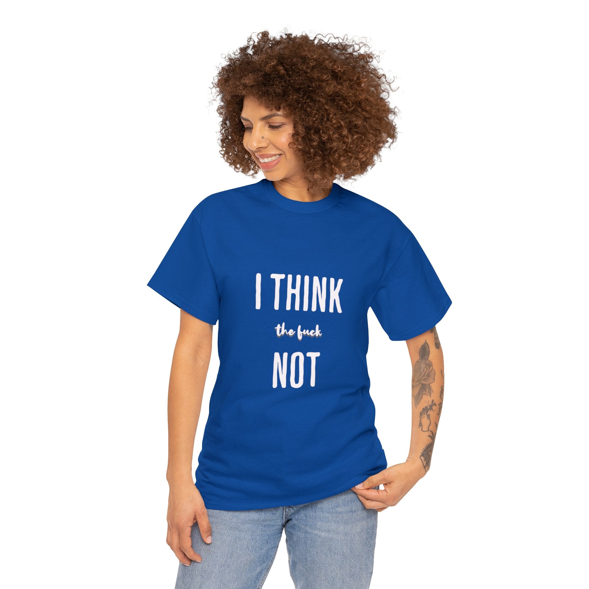 I THINK TF NOT Unisex Heavy Cotton Tee - Image 21