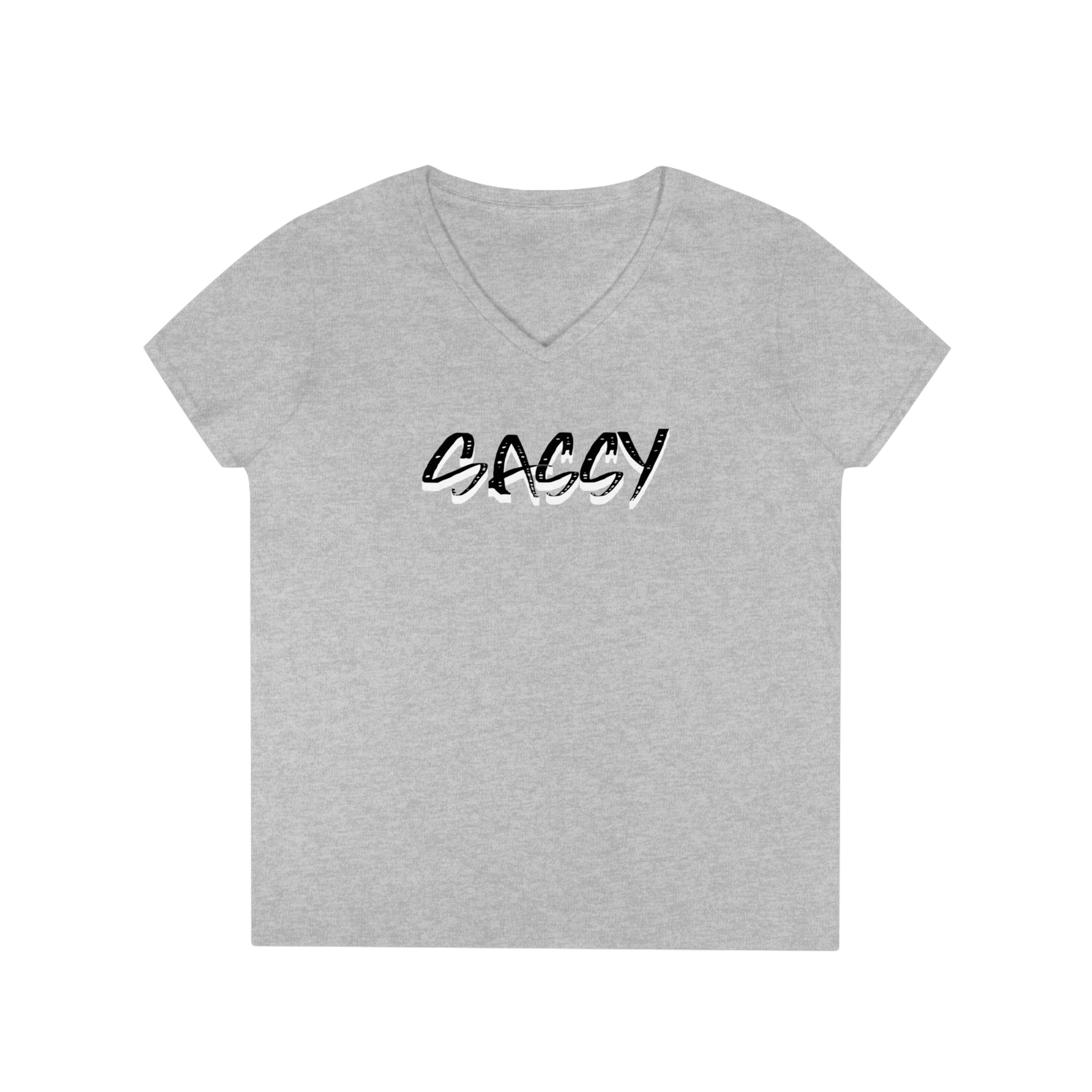 Sassy Ladies' V-Neck Tee - Image 6