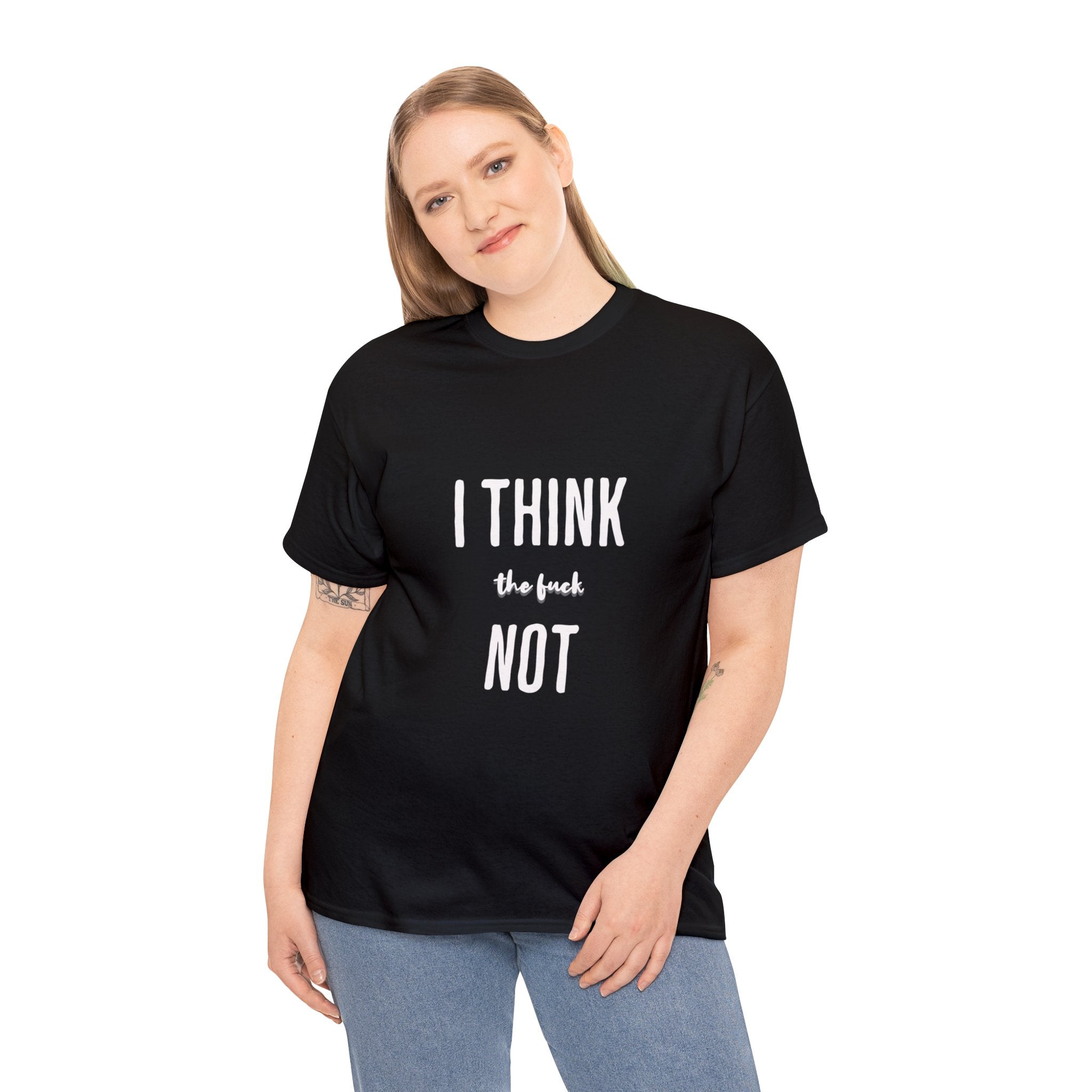 I THINK TF NOT Unisex Heavy Cotton Tee - Image 10