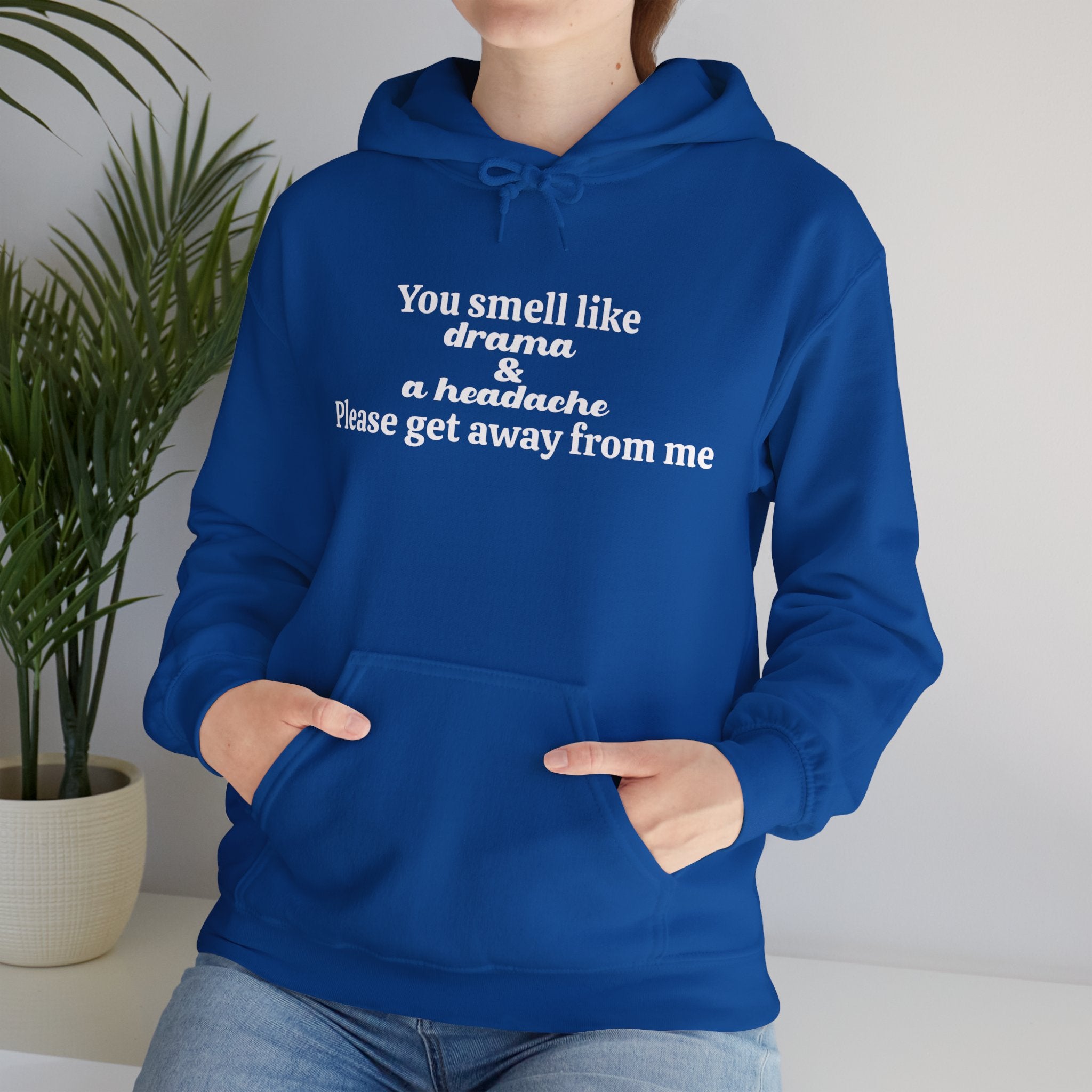 YOU SMELL LIKE DRAMA Hoodie - Image 4