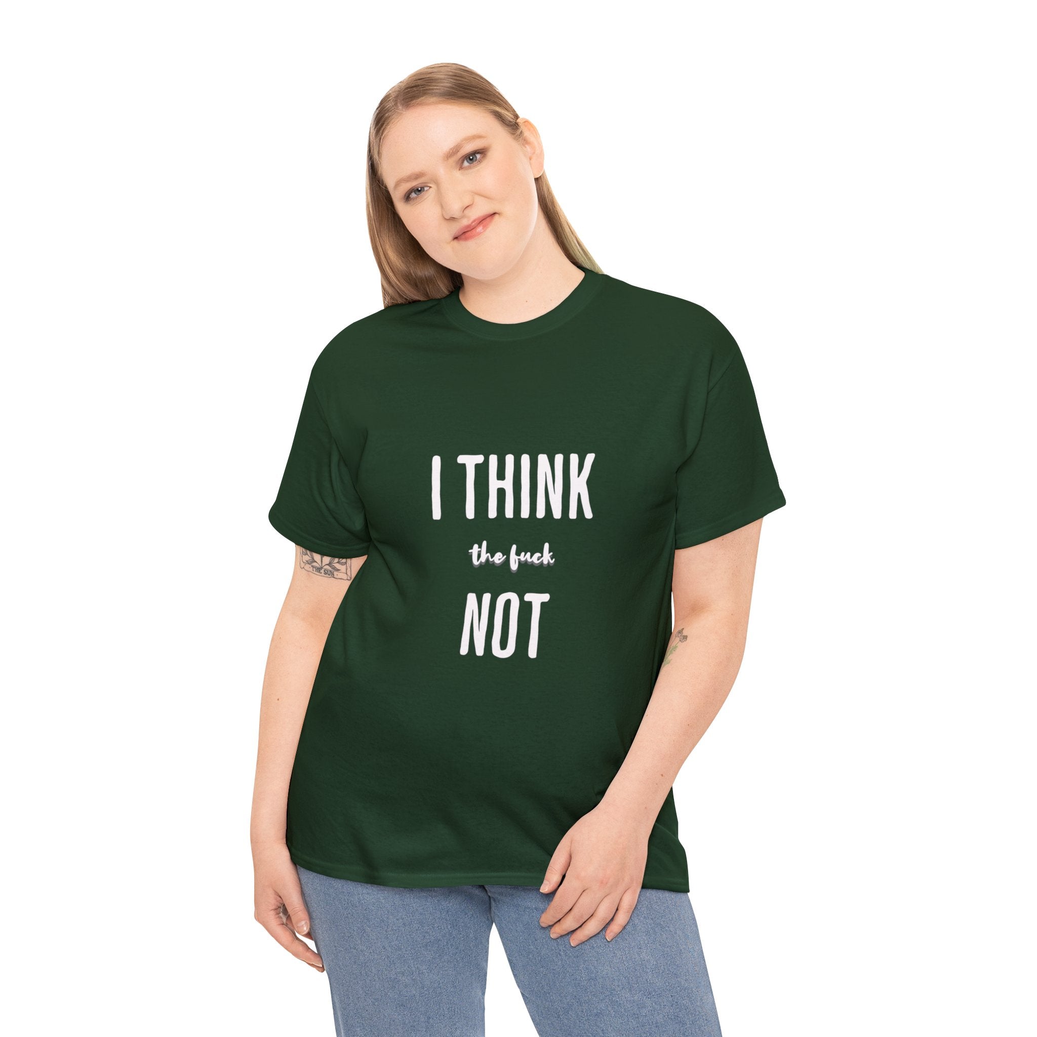 I THINK TF NOT Unisex Heavy Cotton Tee - Image 25