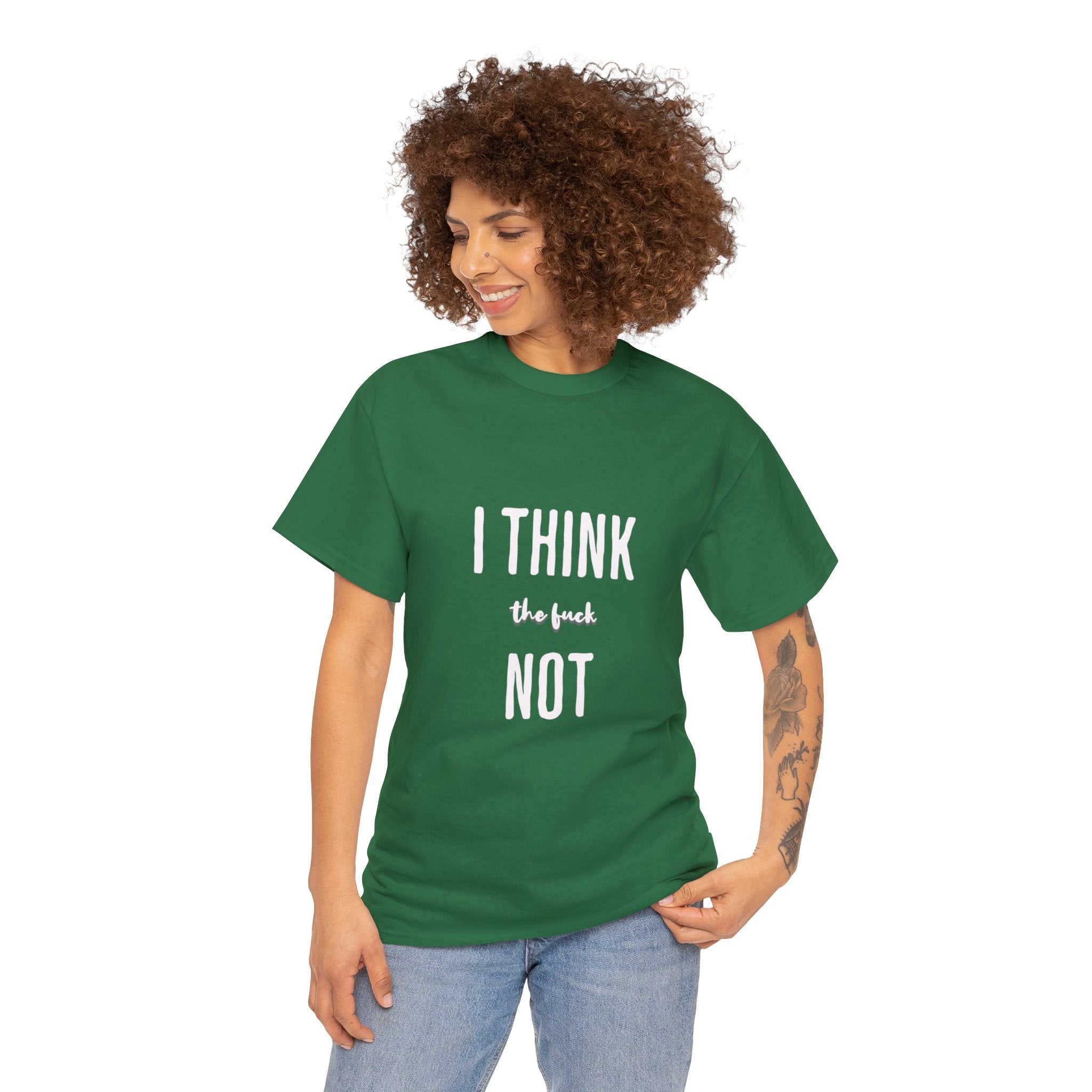 I THINK TF NOT Unisex Heavy Cotton Tee - Image 27