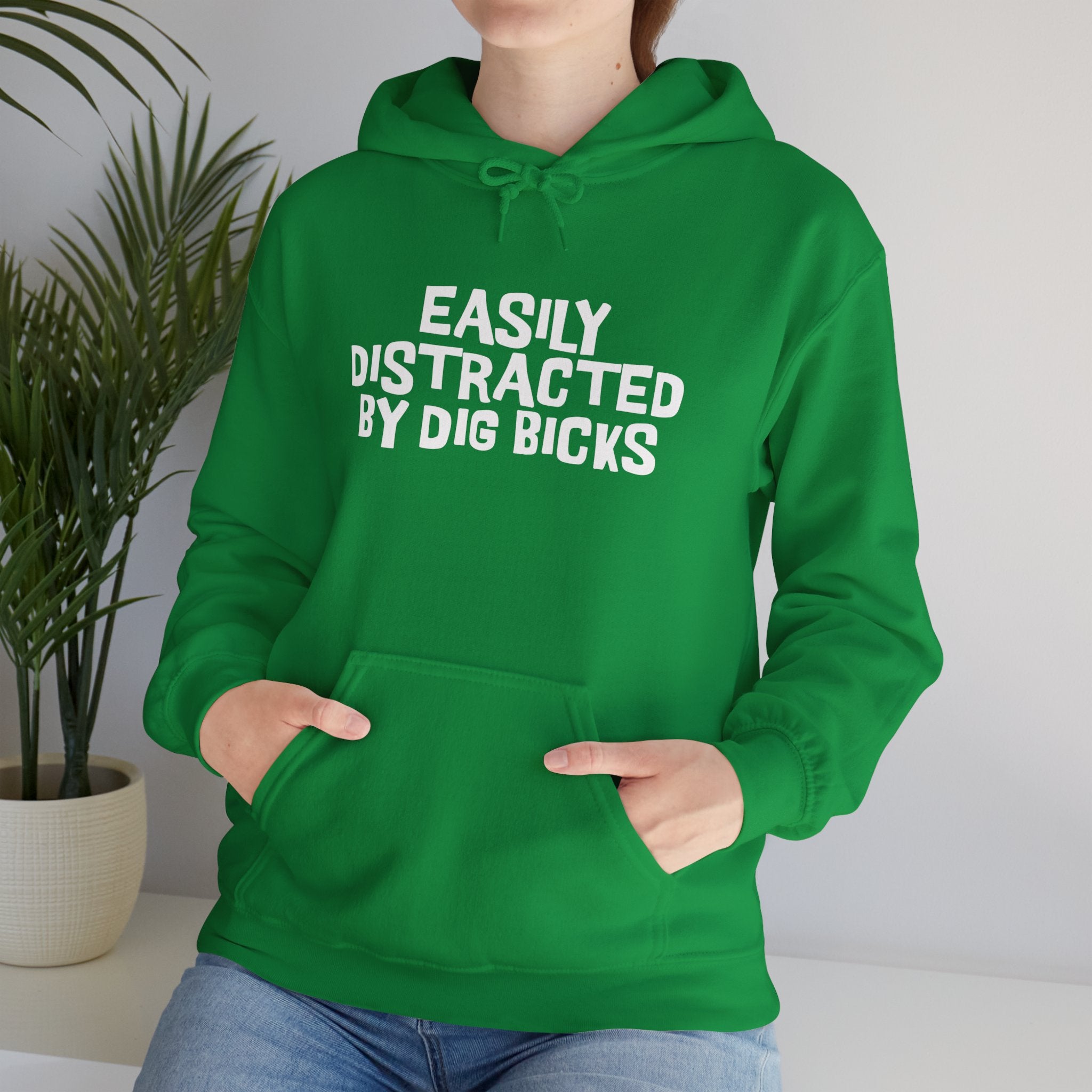 EASILY DISTRACTED BY DIG BICKS Hoodie - Image 4