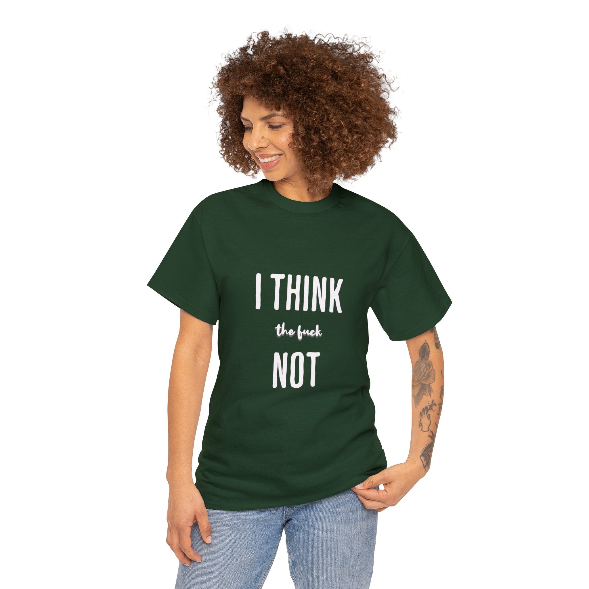 I THINK TF NOT Unisex Heavy Cotton Tee - Image 24