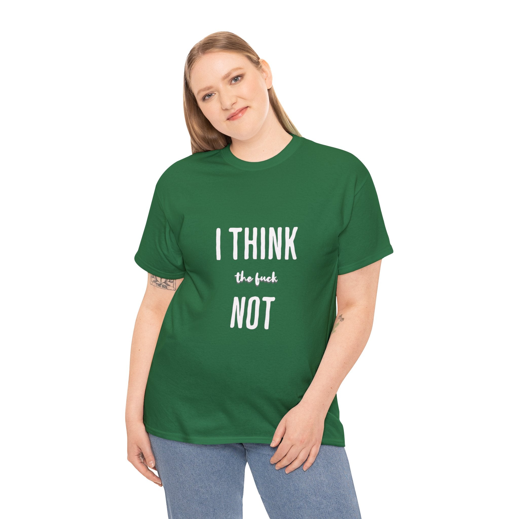 I THINK TF NOT Unisex Heavy Cotton Tee - Image 28