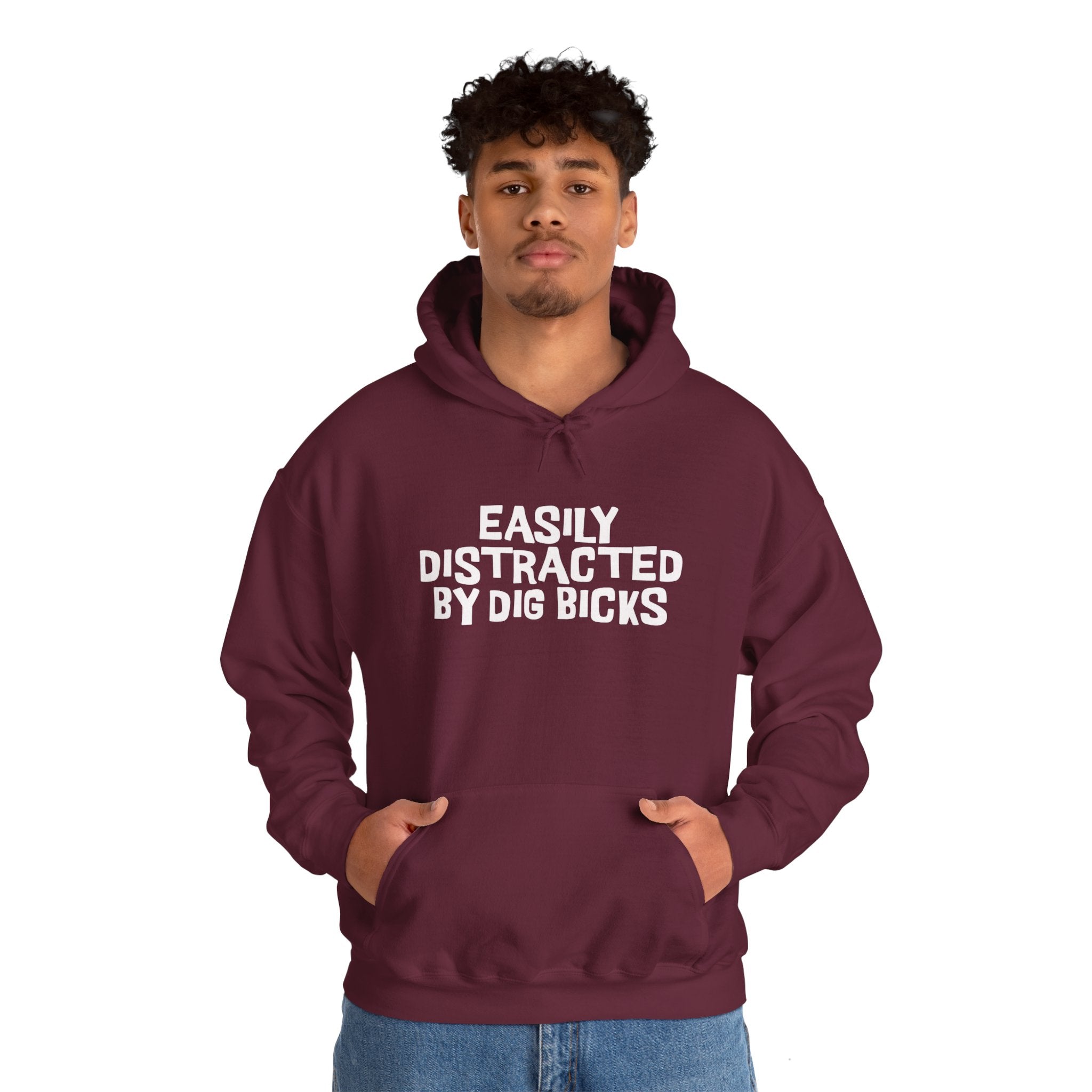 EASILY DISTRACTED BY DIG BICKS Hoodie - Image 11