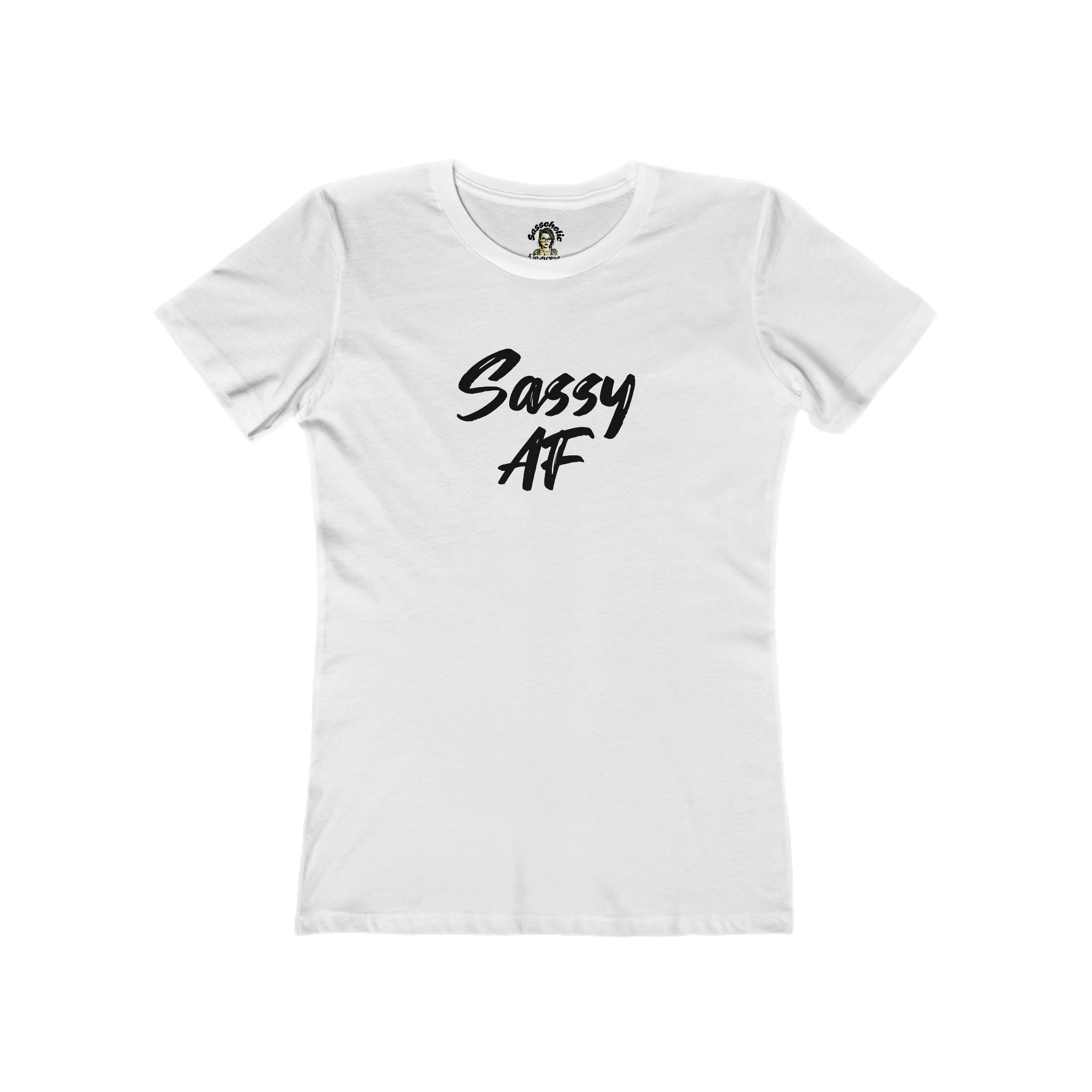 SASSY AF Women's Boyfriend Tee - Image 2