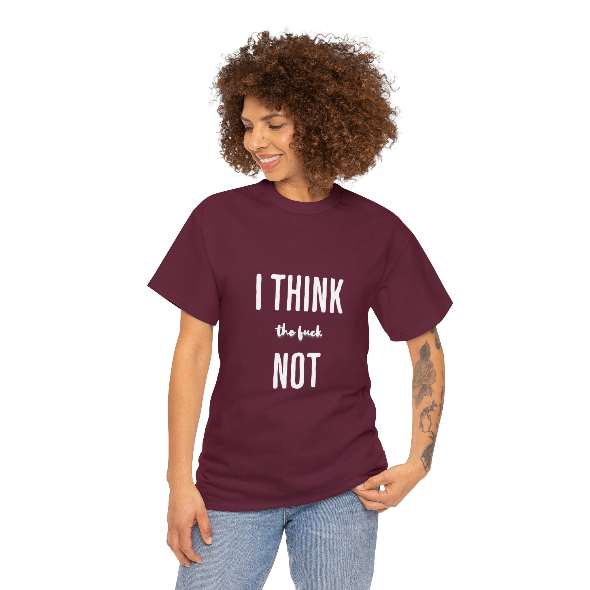 I THINK TF NOT Unisex Heavy Cotton Tee - Image 15