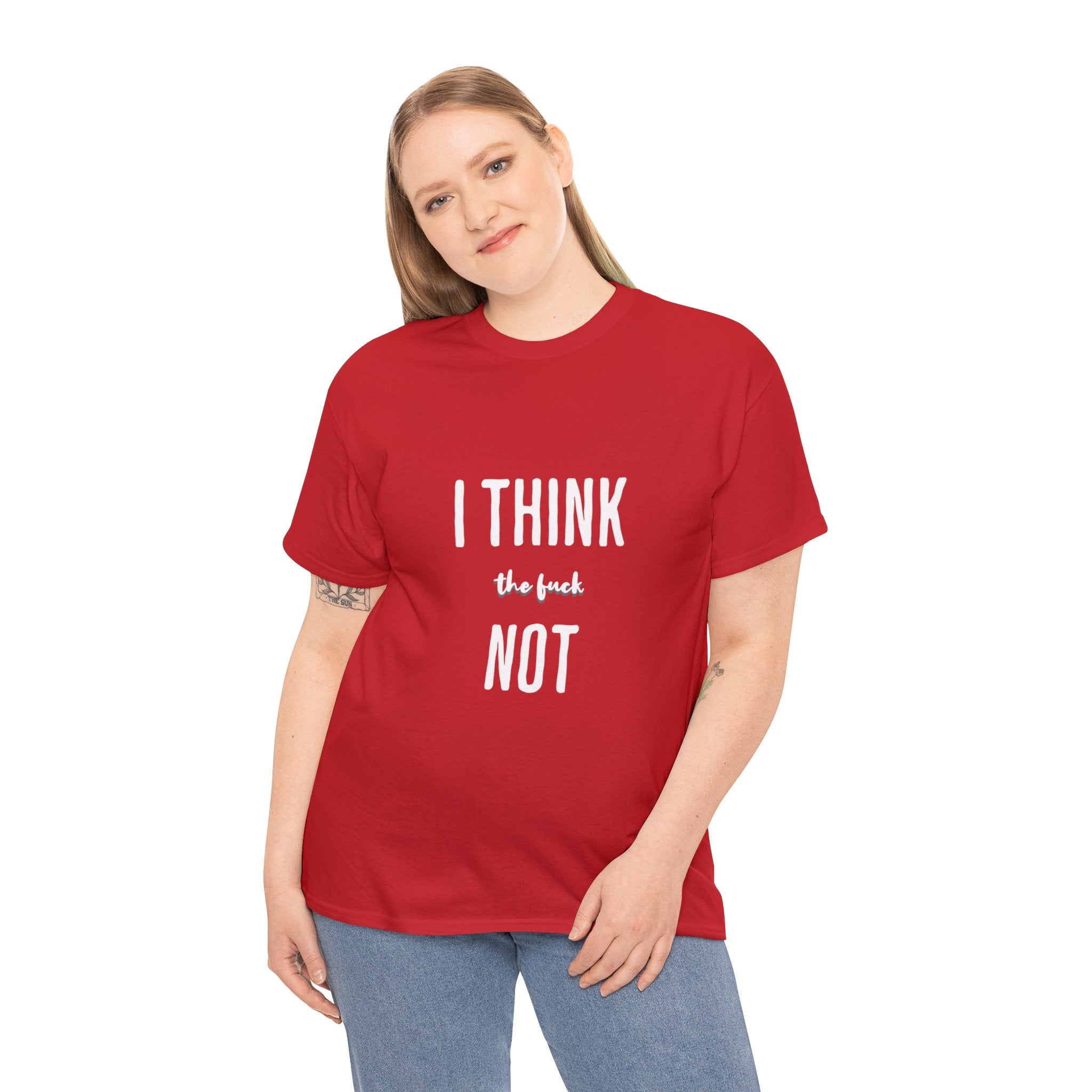 I THINK TF NOT Unisex Heavy Cotton Tee - Image 19