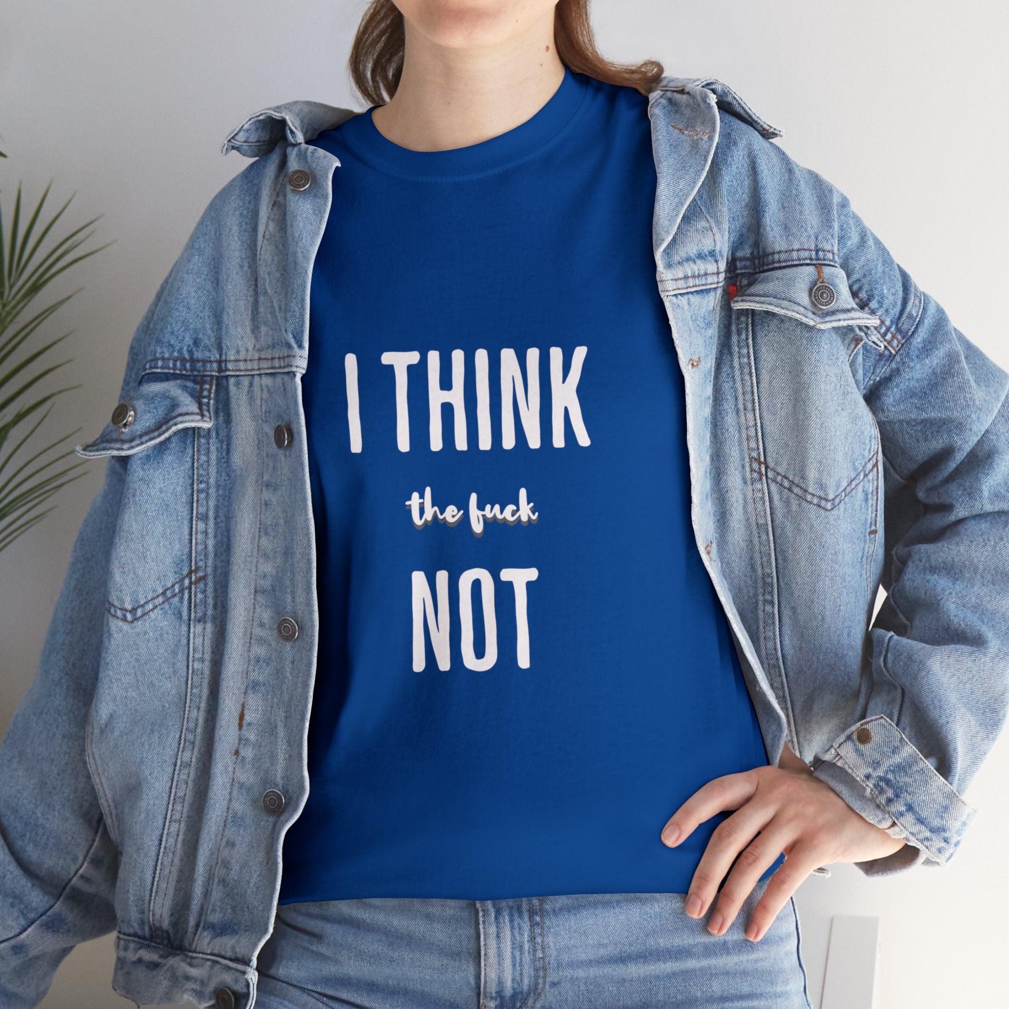 I THINK TF NOT Unisex Heavy Cotton Tee - Image 5