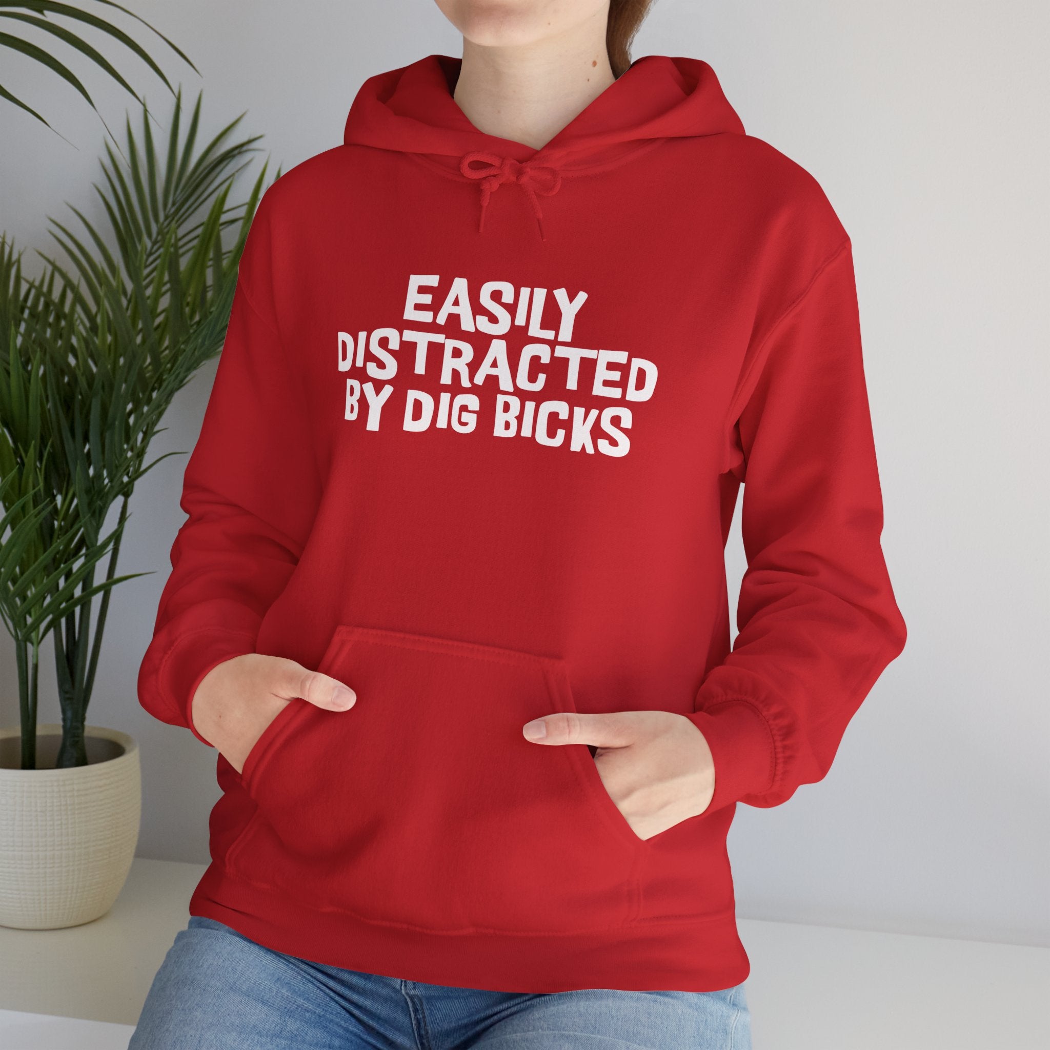 EASILY DISTRACTED BY DIG BICKS Hoodie - Image 5