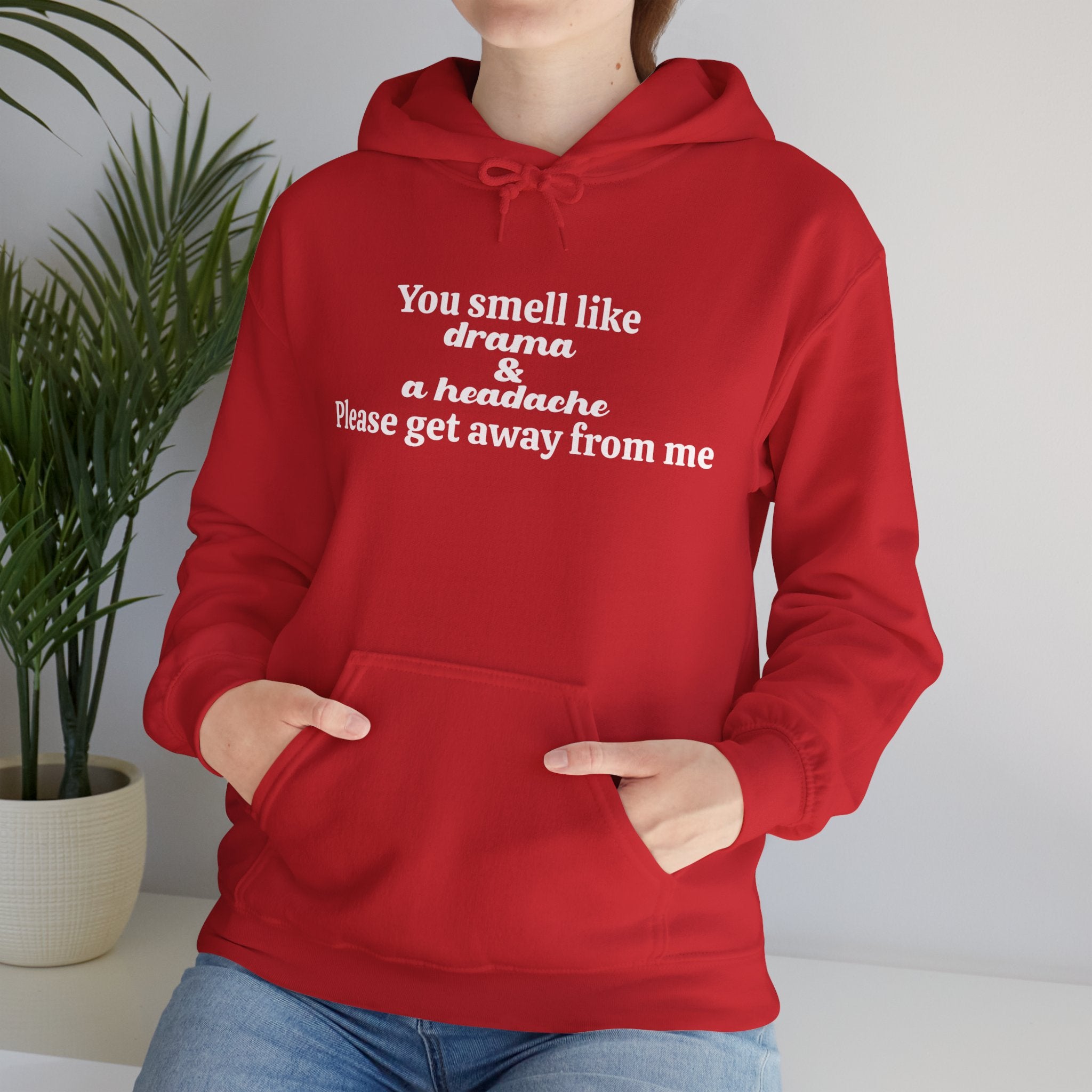 YOU SMELL LIKE DRAMA Hoodie - Image 1