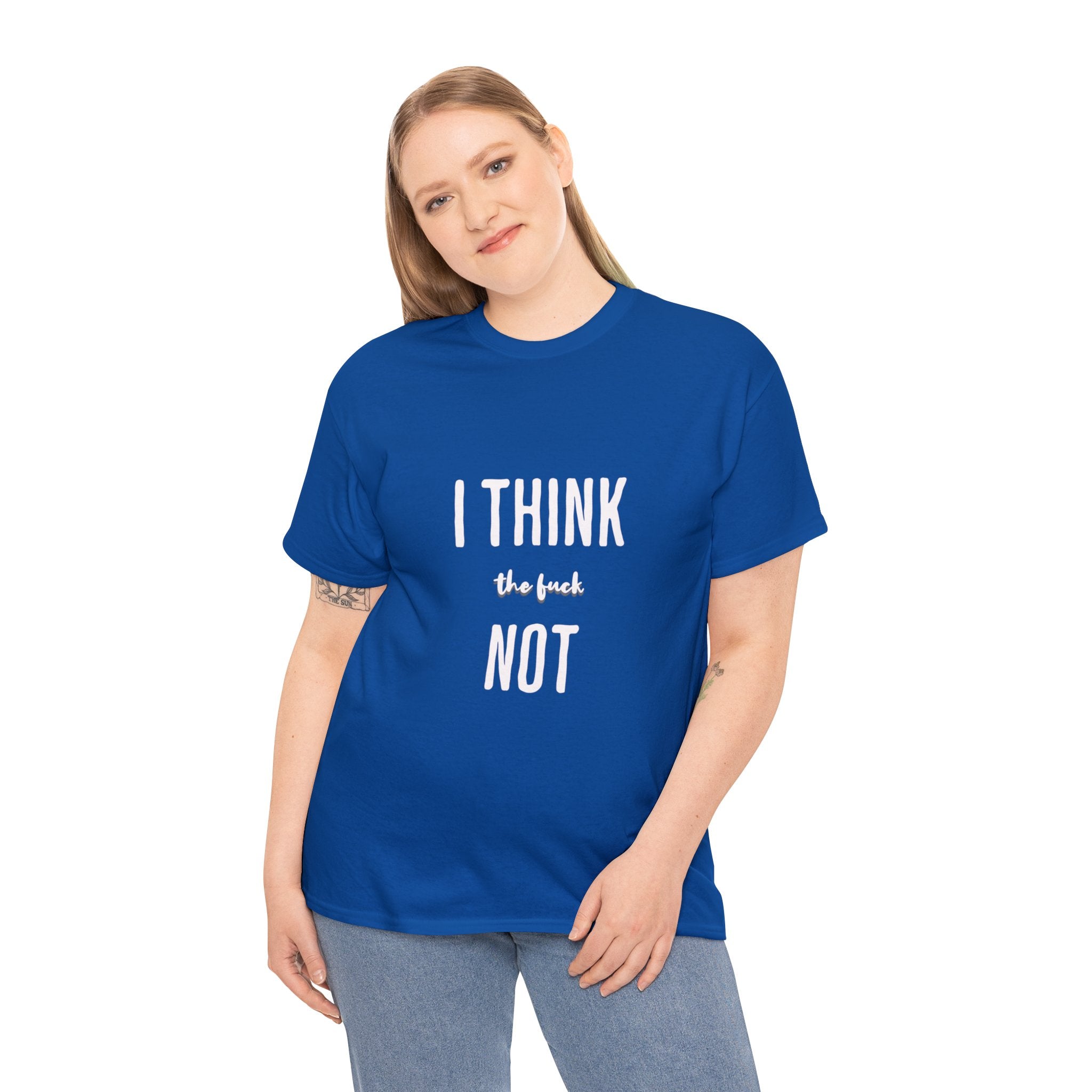 I THINK TF NOT Unisex Heavy Cotton Tee - Image 22