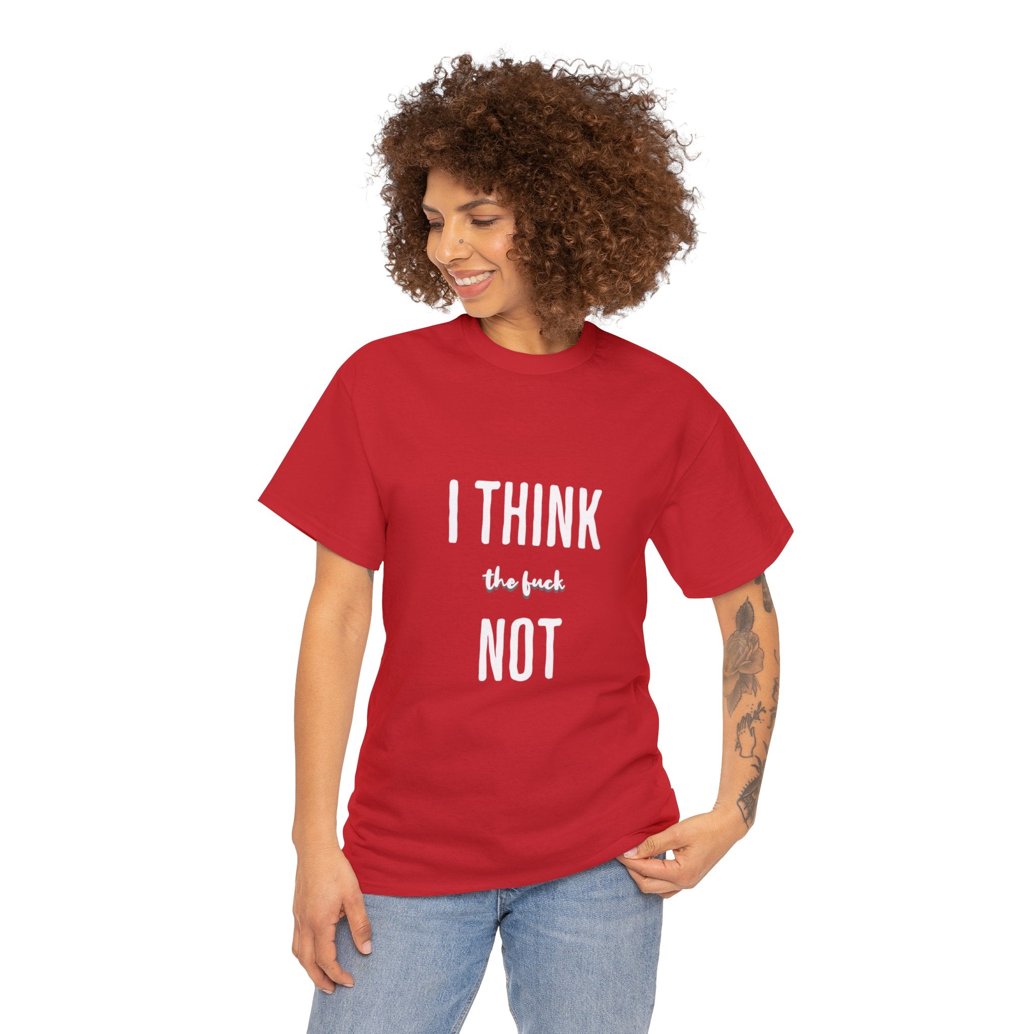 I THINK TF NOT Unisex Heavy Cotton Tee - Image 18