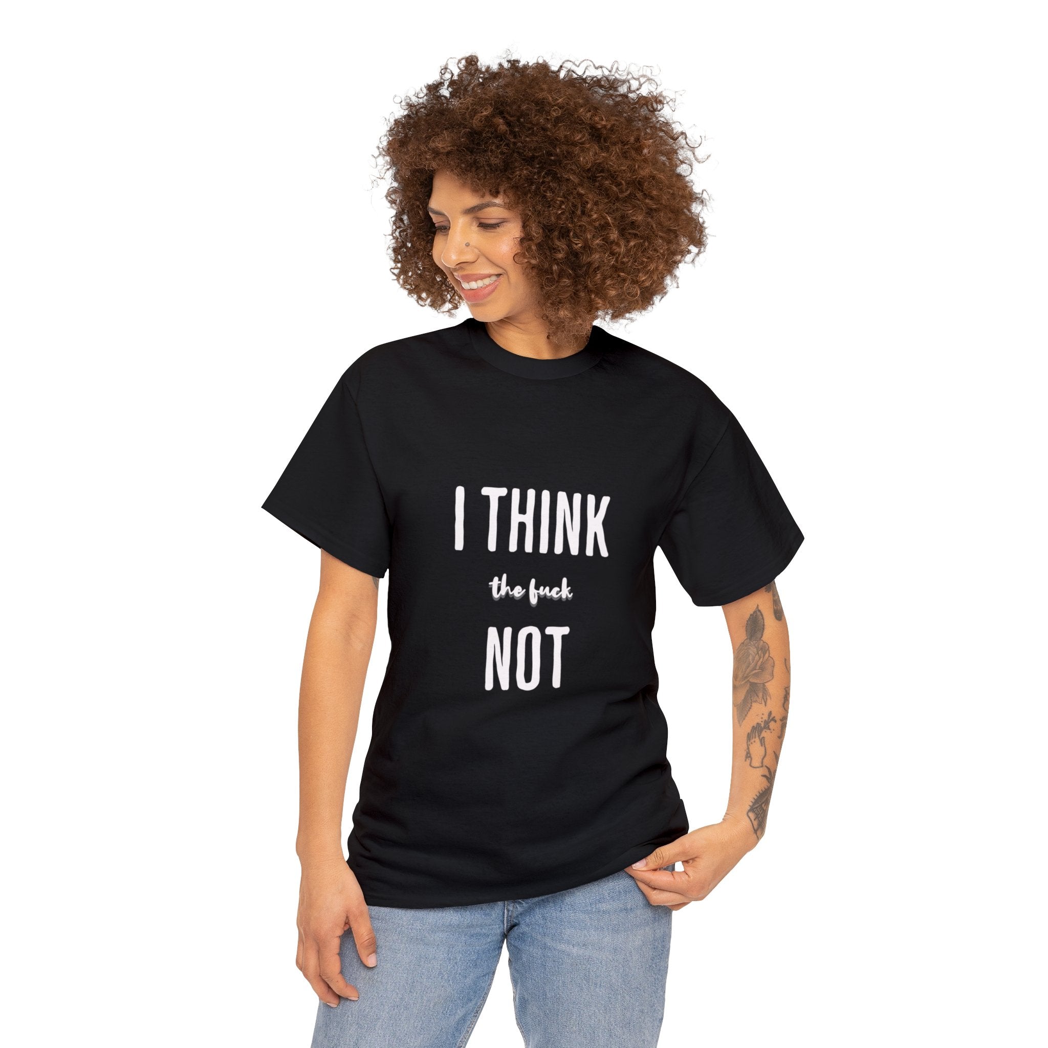 I THINK TF NOT Unisex Heavy Cotton Tee - Image 9