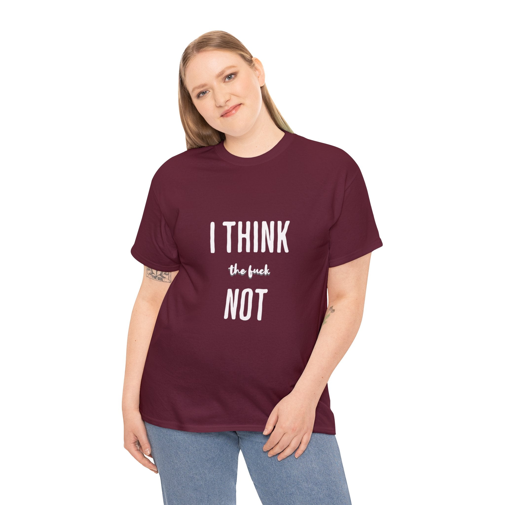 I THINK TF NOT Unisex Heavy Cotton Tee - Image 16